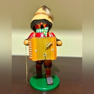 Vintage Music Box | Steinbach Folk Art Figure ‘Man with Accordion’